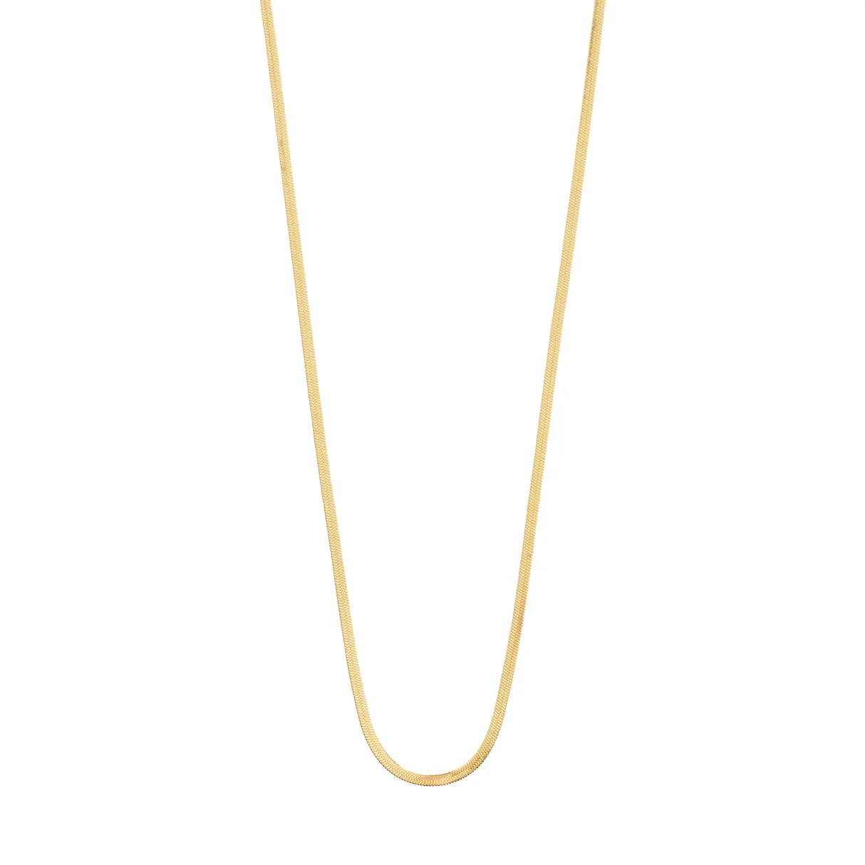 Nikita Herringbone Chain Necklace