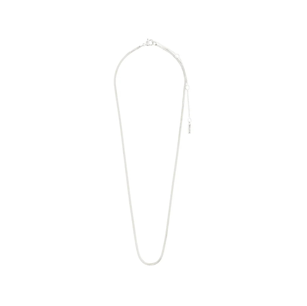 Nikita Herringbone Chain Necklace