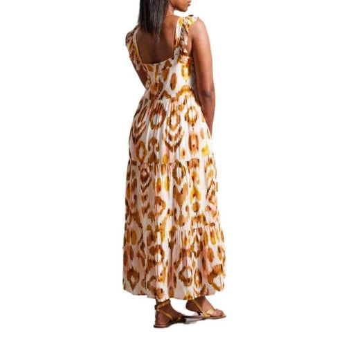 Flutter Strap Maxi Dress