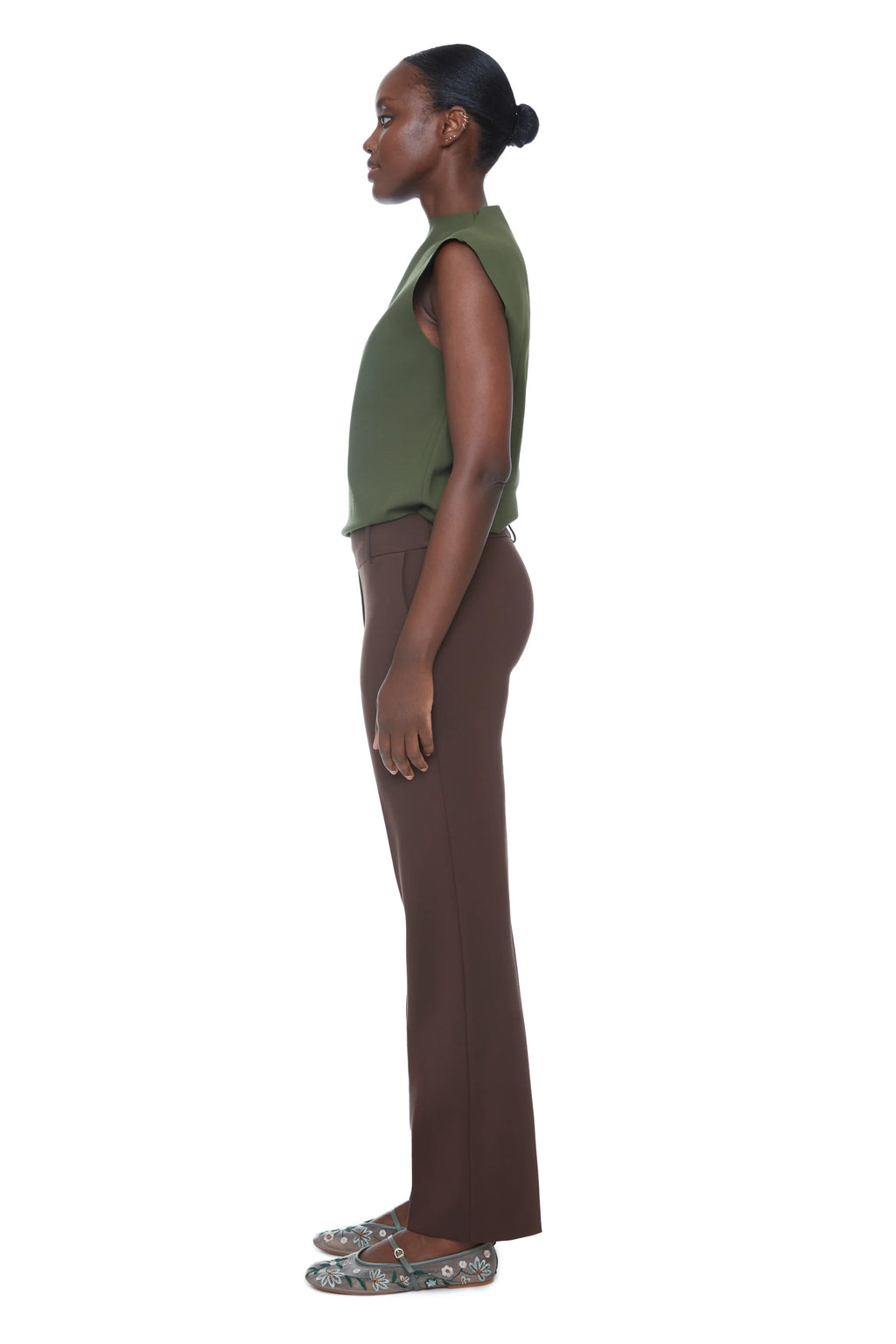 Ponte Straight Leg Pull-On Pant