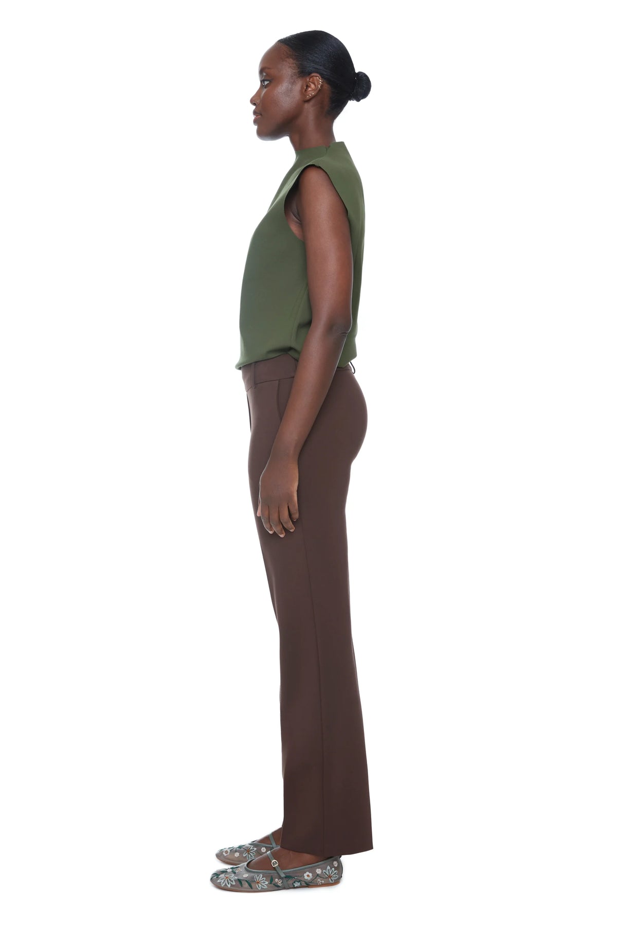Ponte Straight Leg Pull-On Pant