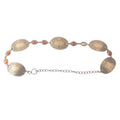 Antique Brass Medallion Belt with Amber Accents