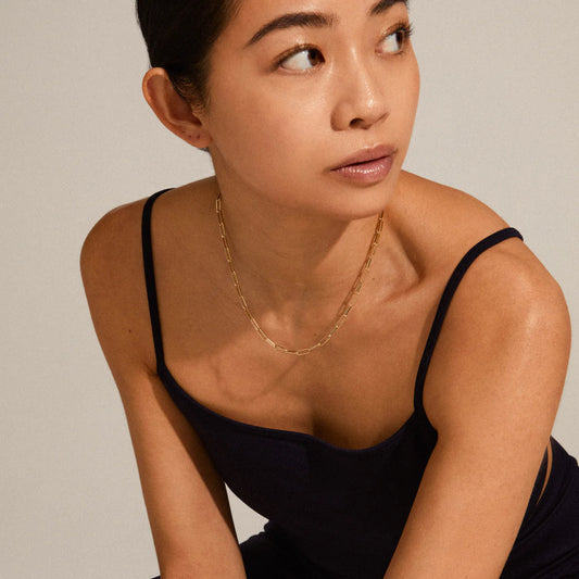 Ronja Paperclip Chain Necklace