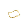 Lulu Recycled Organic Shaped Stack Ring