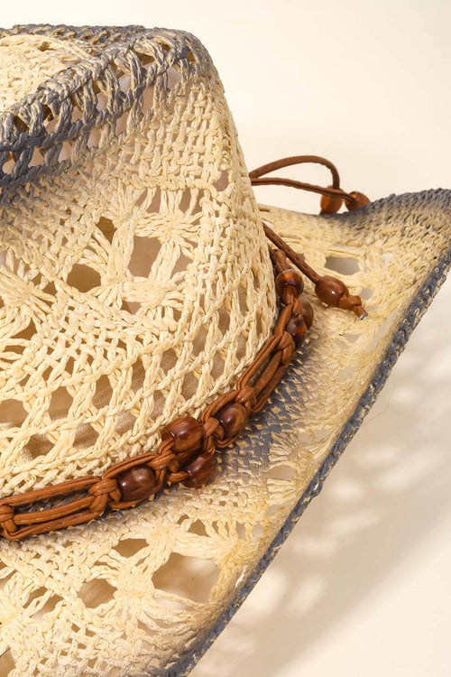 Braided Straw Cowboy Hat