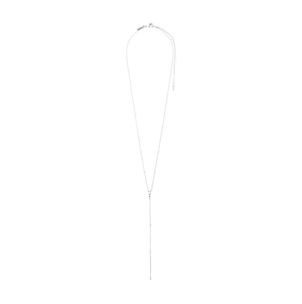Eron recycled pearl Y-necklace