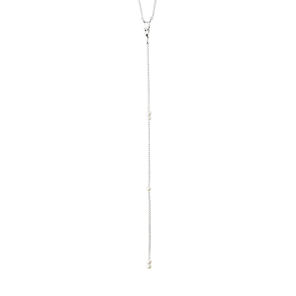Eron recycled pearl Y-necklace