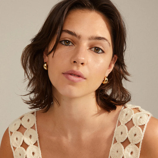Ioanna Recycled Chunky Hoops