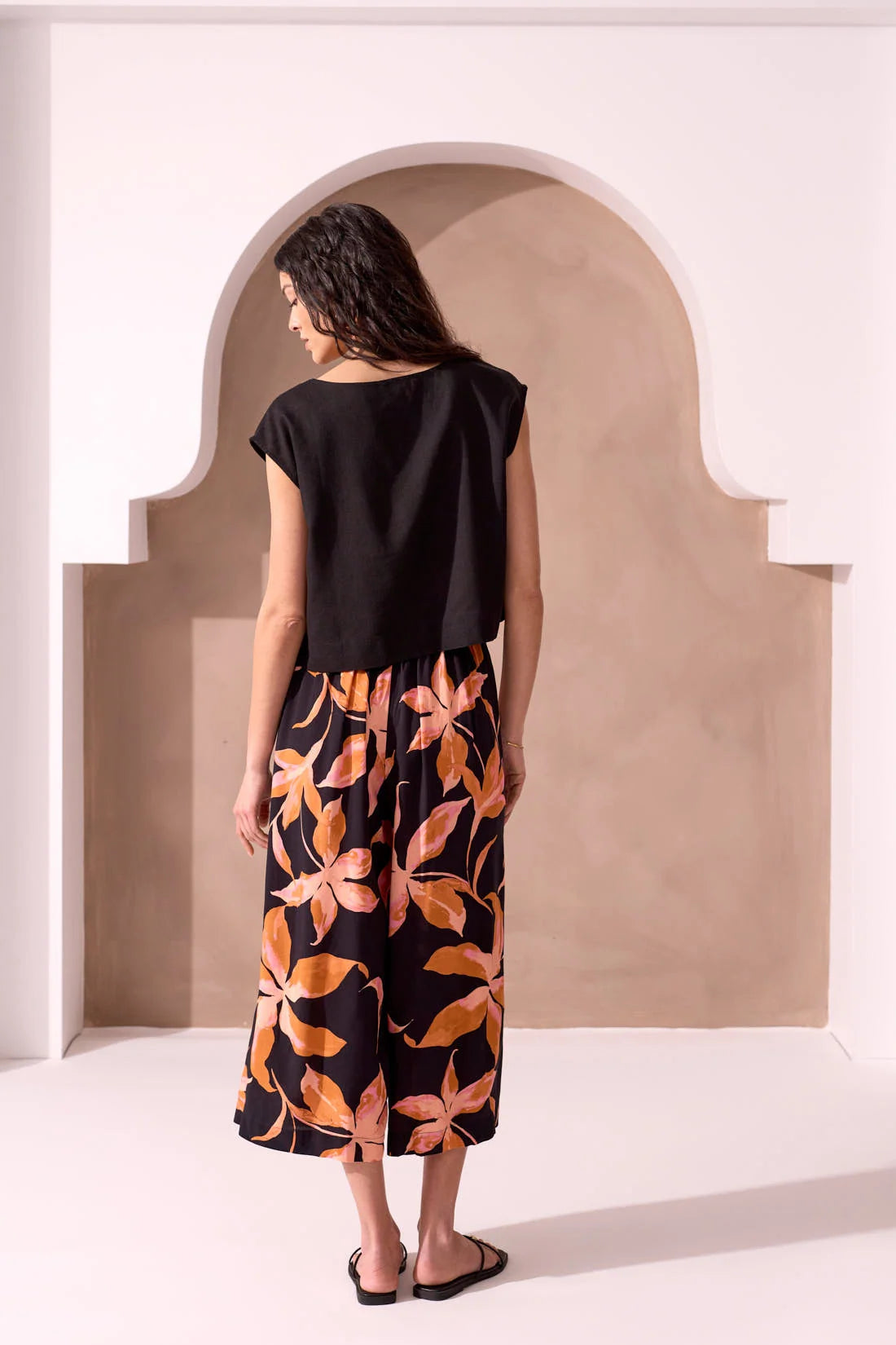 Flowy Cover-Up Wrap Front Pants