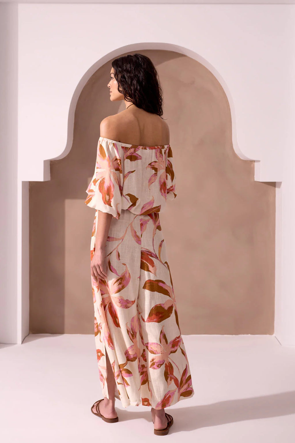 Soft Linen Wide-Leg Tie-Front Wrap Pants