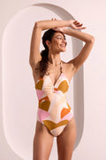 Flatten It® Tummy Control Ruched One-Piece Swimsuit