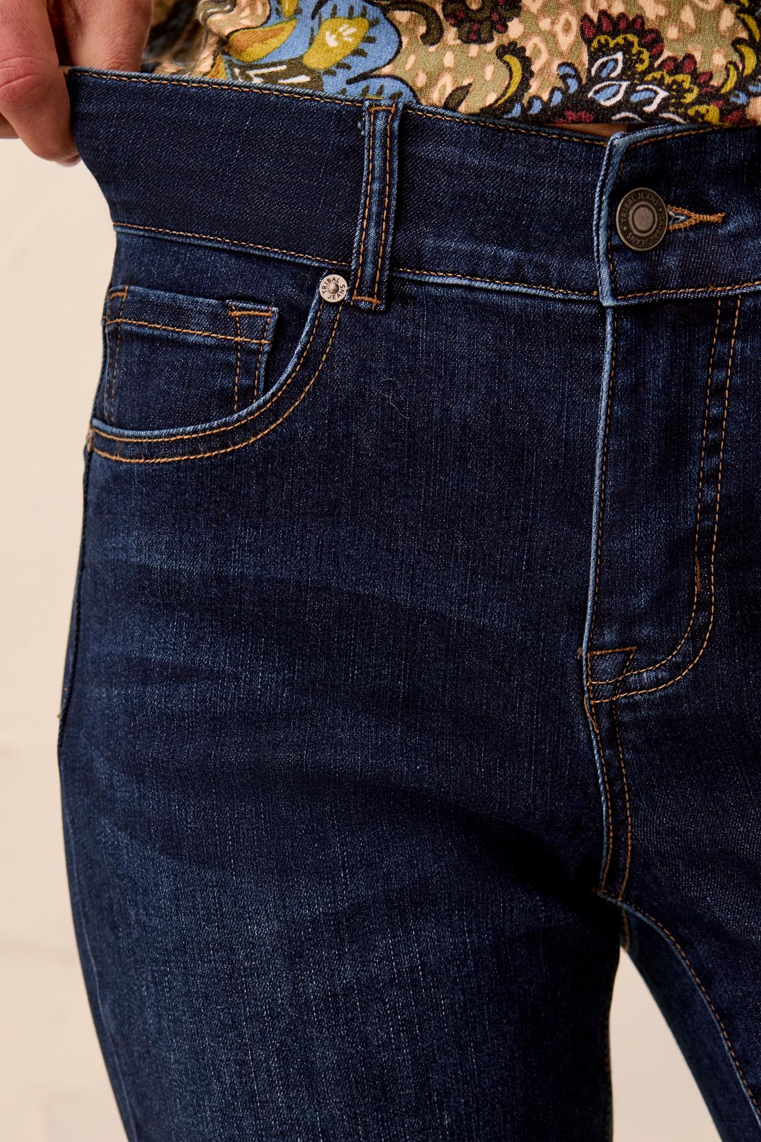 Sophia Curvy Straight Leg Denim Jeans