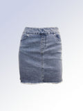 Denim Pull-On Mini Skort