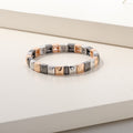 Enamel Tile Bracelet 17.5cm