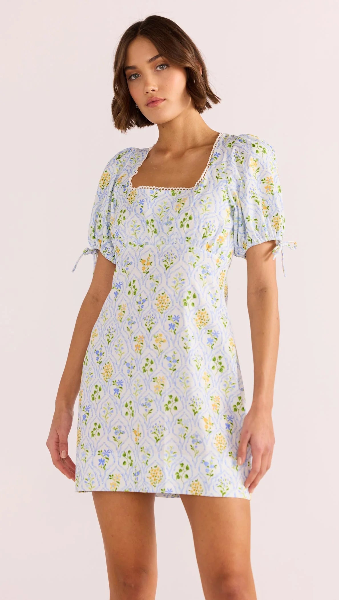 Meadow Puff Sleeve Mini Dress