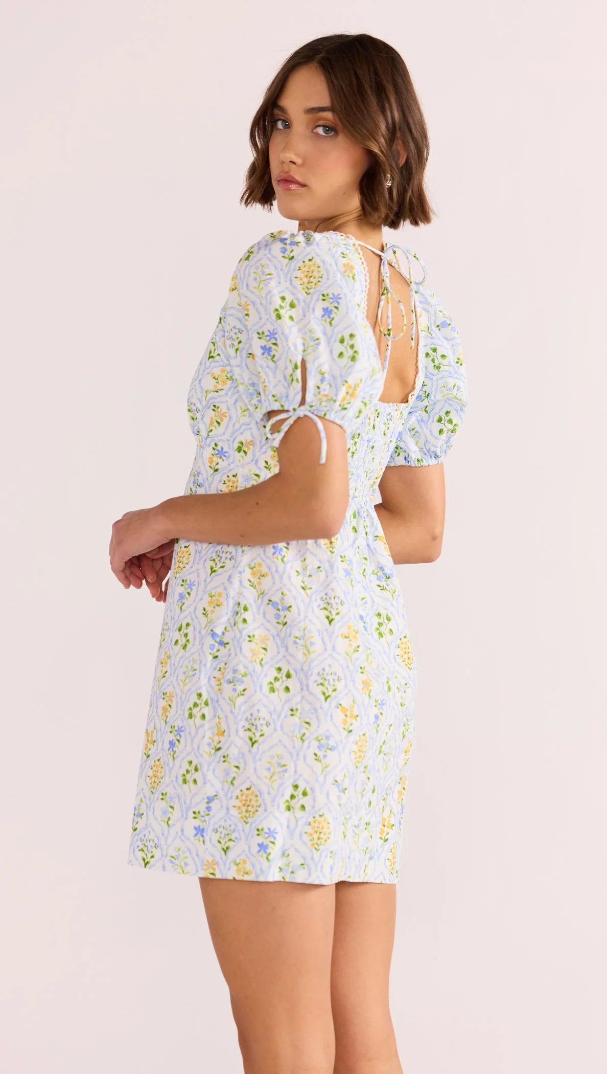 Meadow Puff Sleeve Mini Dress