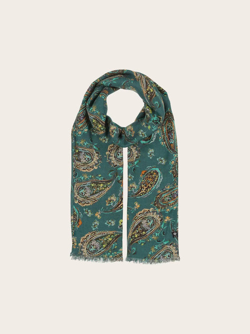 Scarf with Paisley Print