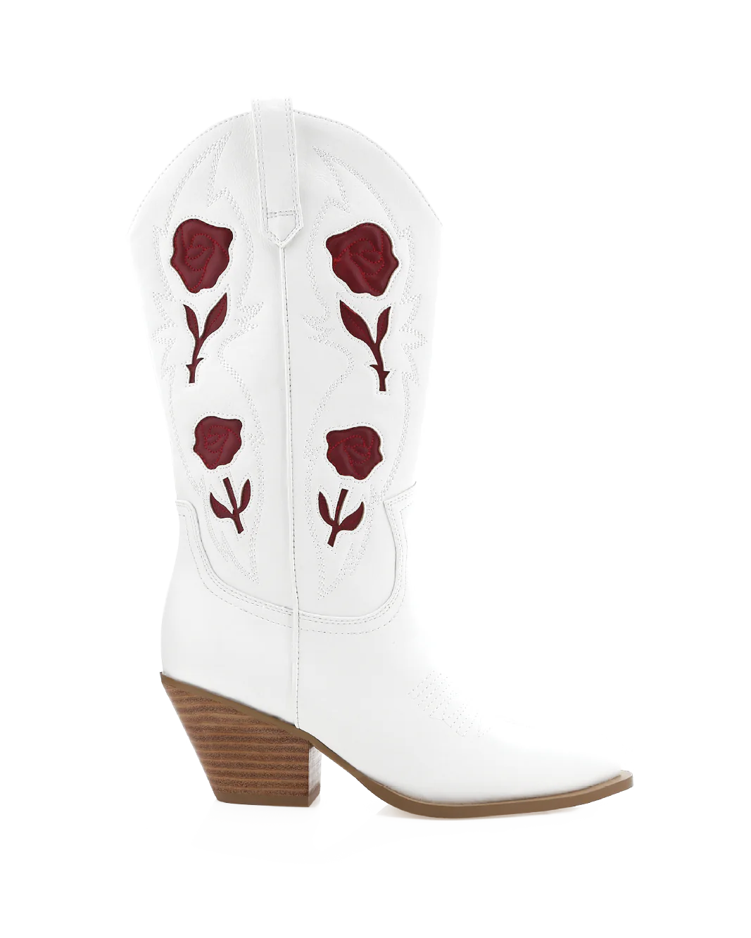 Arden Rose Embroidered Cowboy Boot