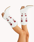 Arden Rose Embroidered Cowboy Boot