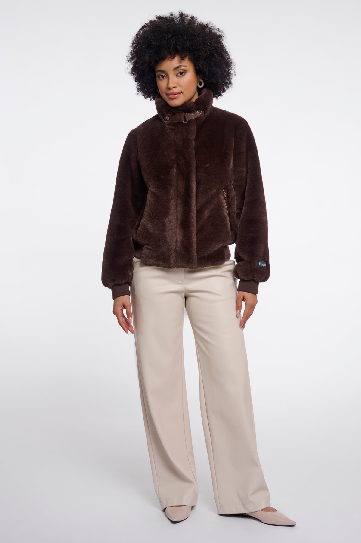 Ambra Short Faux Fur Jacket