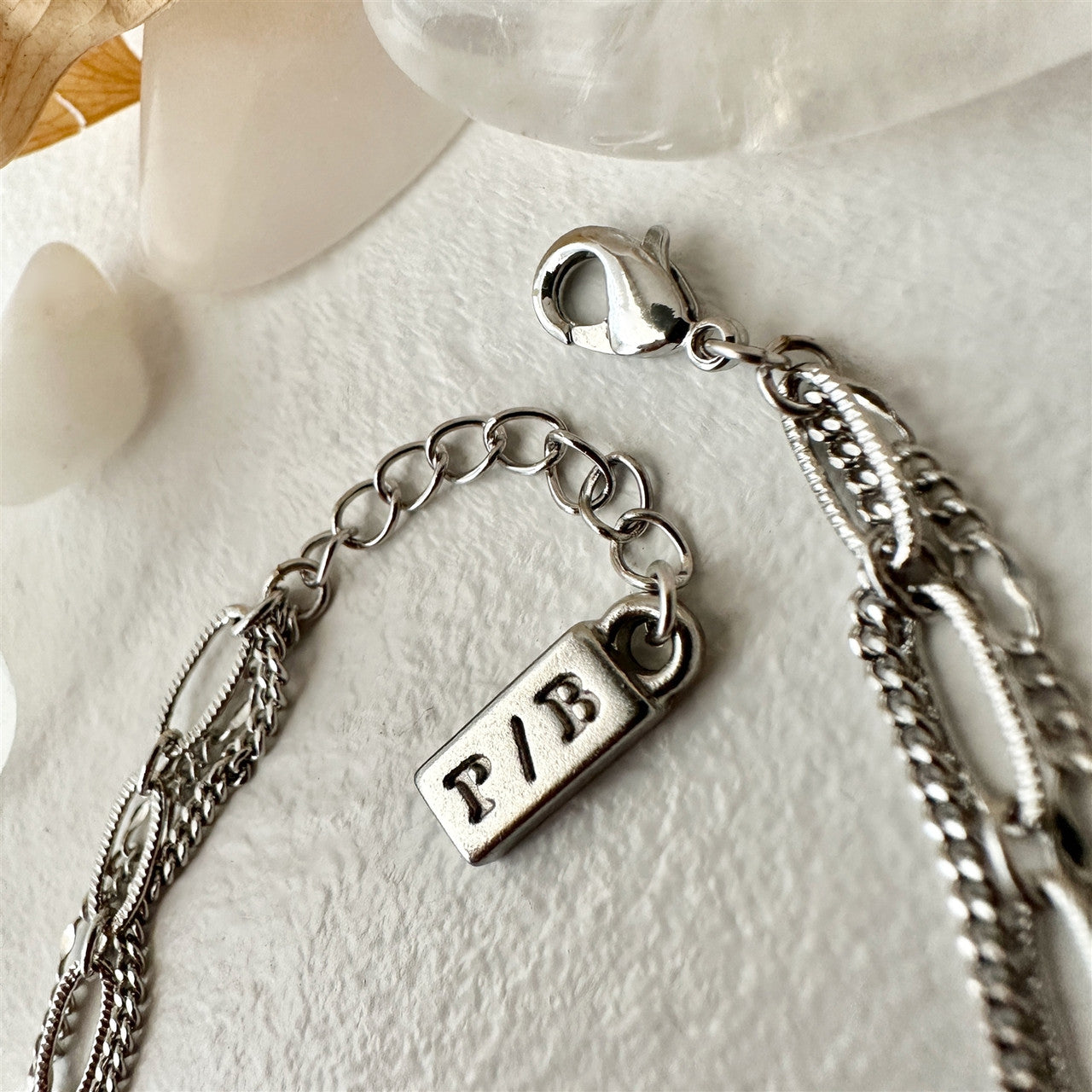 Nanaimo Triple Layer Textured Chain Bracelet