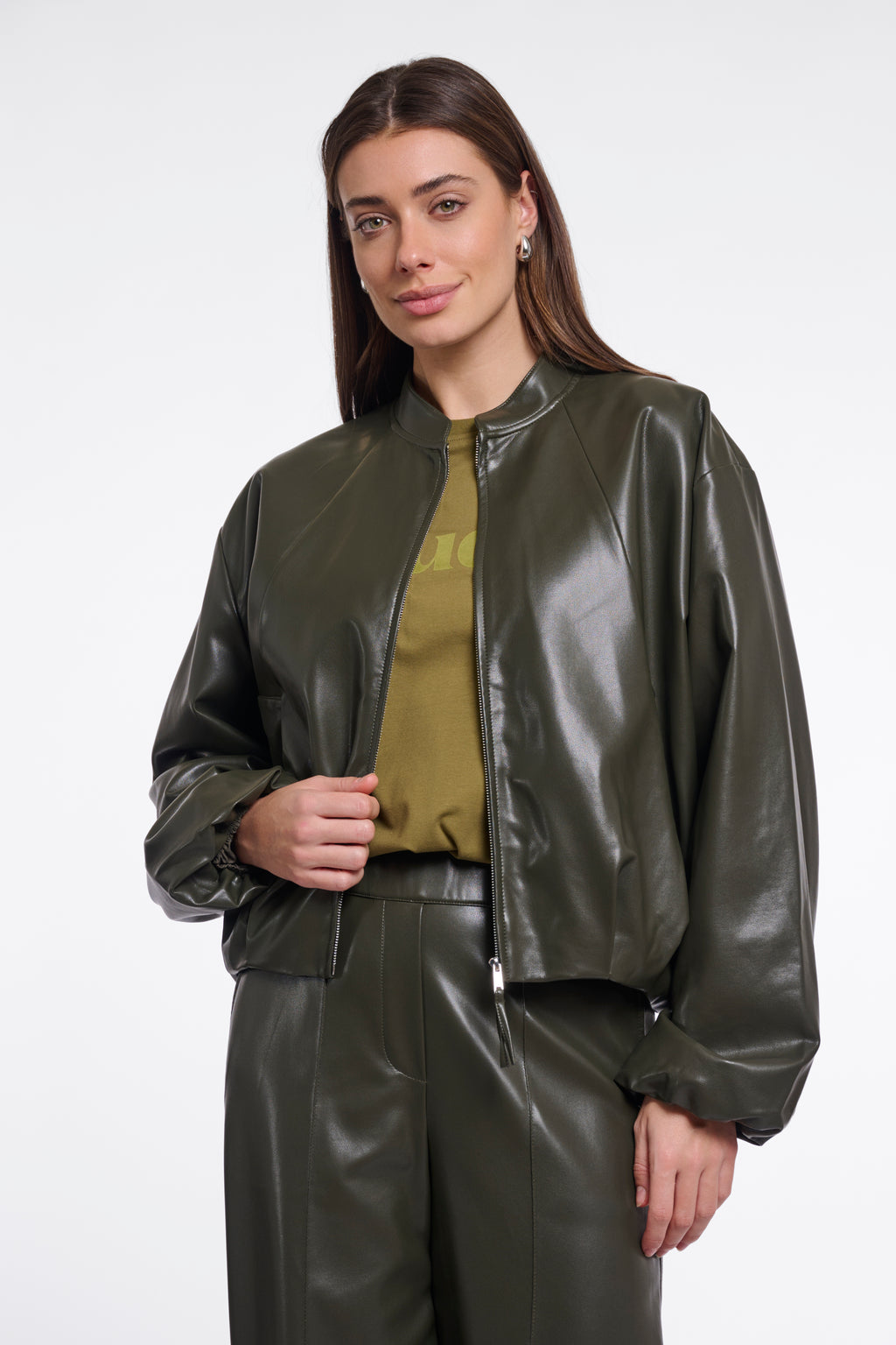 Boja Blouson Jacket With Zipper Closure