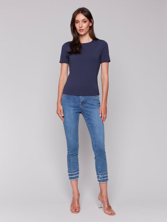Double Cloth Super Stretch T-Shirt