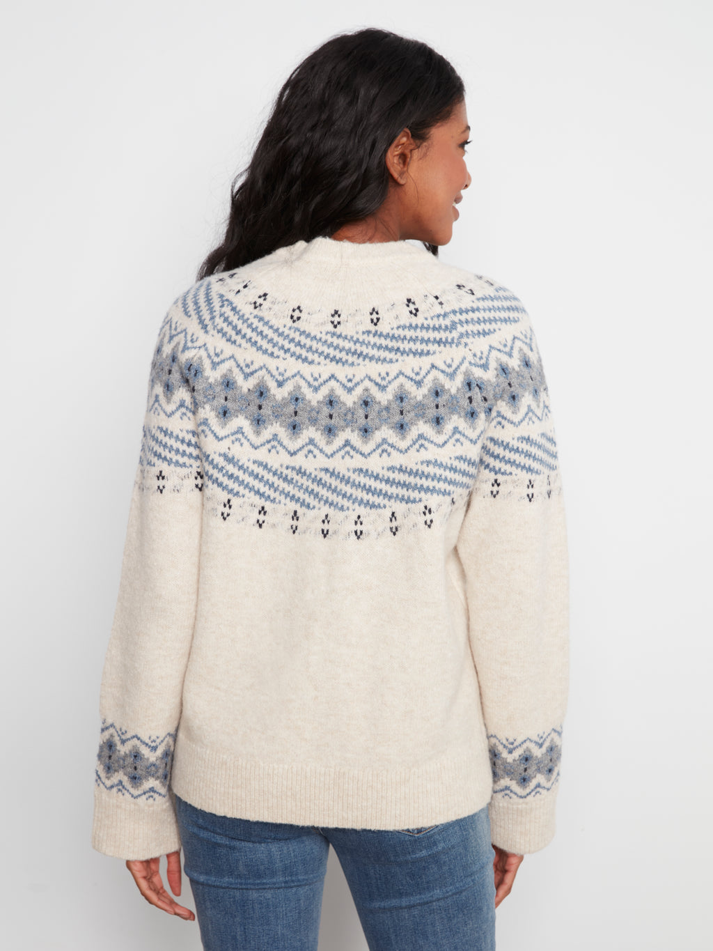 Fair Isle Crew Neck Sweater