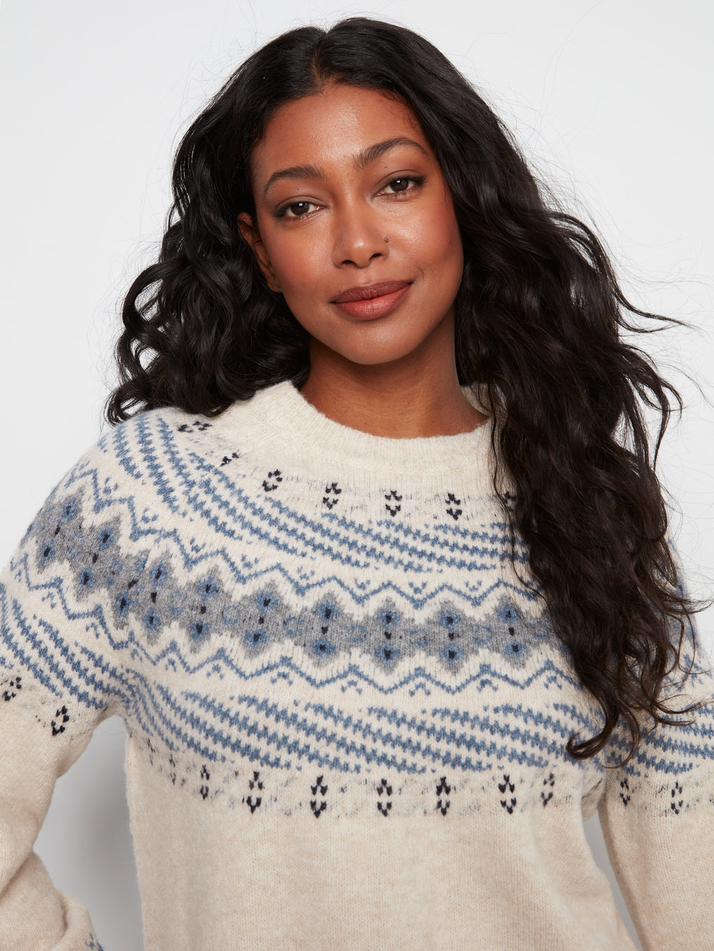 Fair Isle Crew Neck Sweater