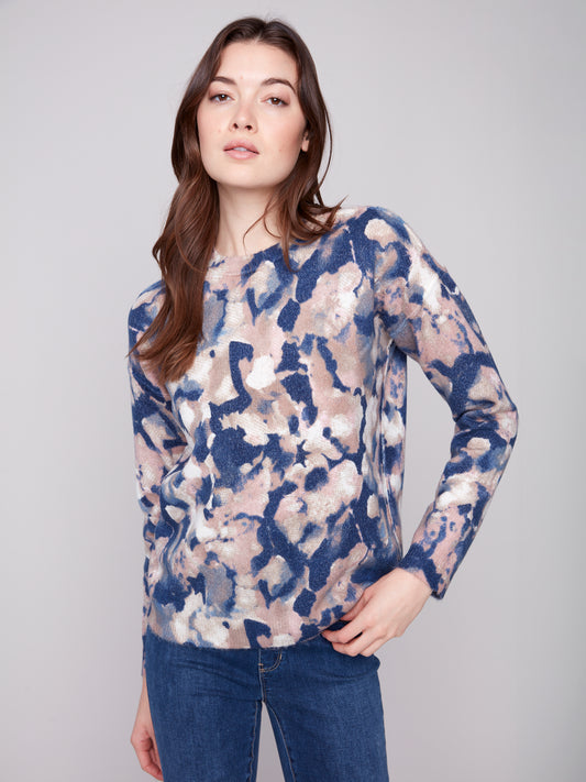 Reversible Printed Sweater