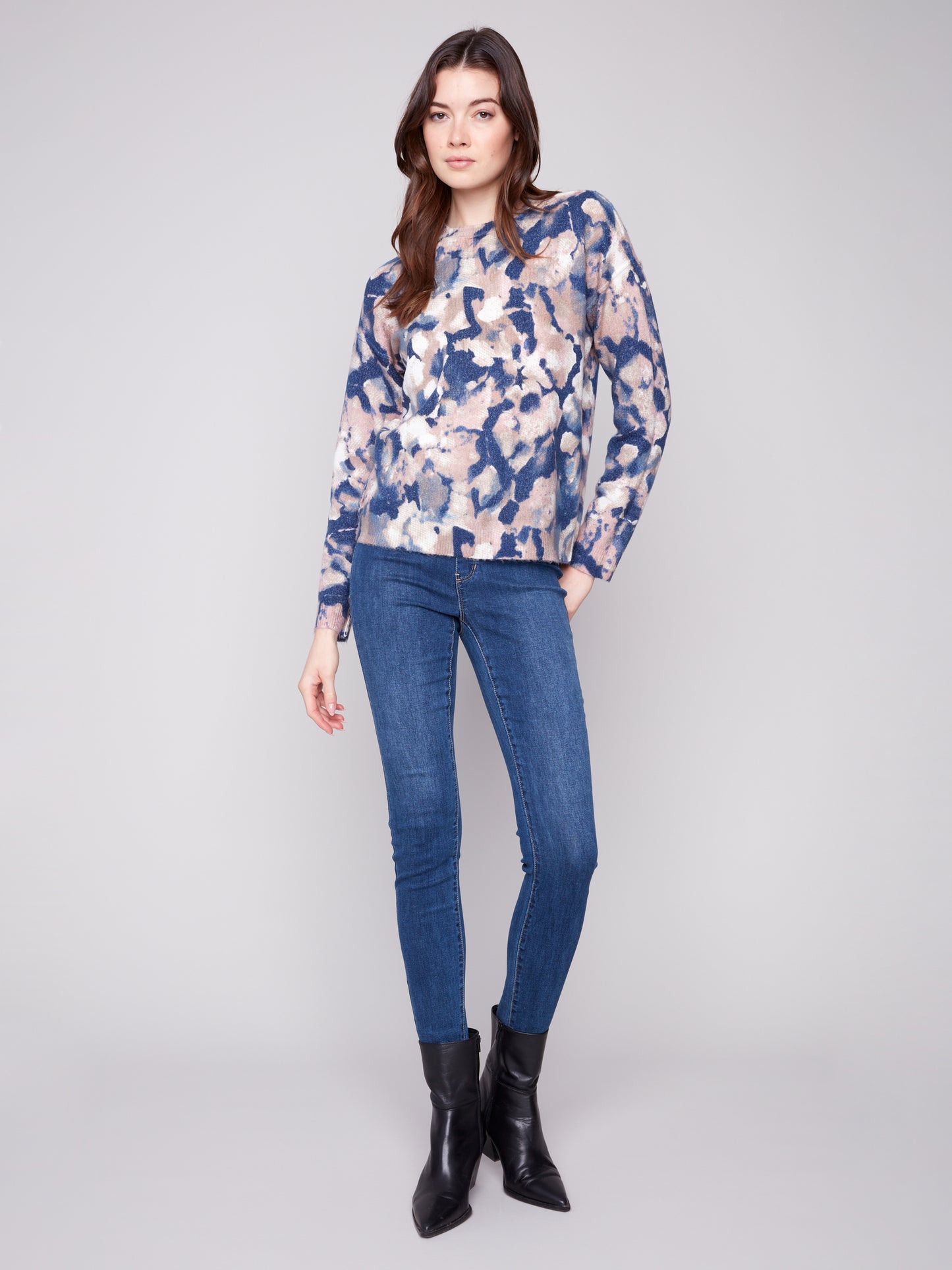 Reversible Printed Sweater