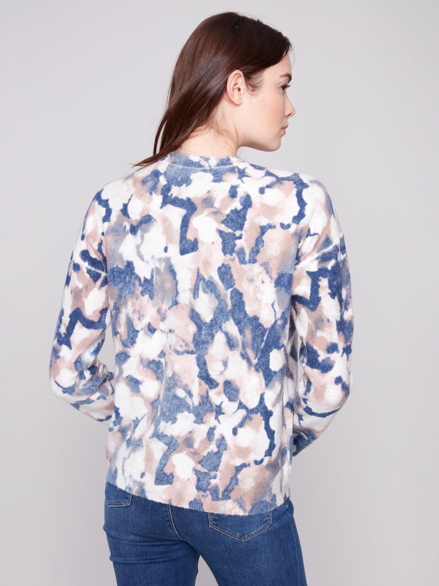 Reversible Printed Sweater
