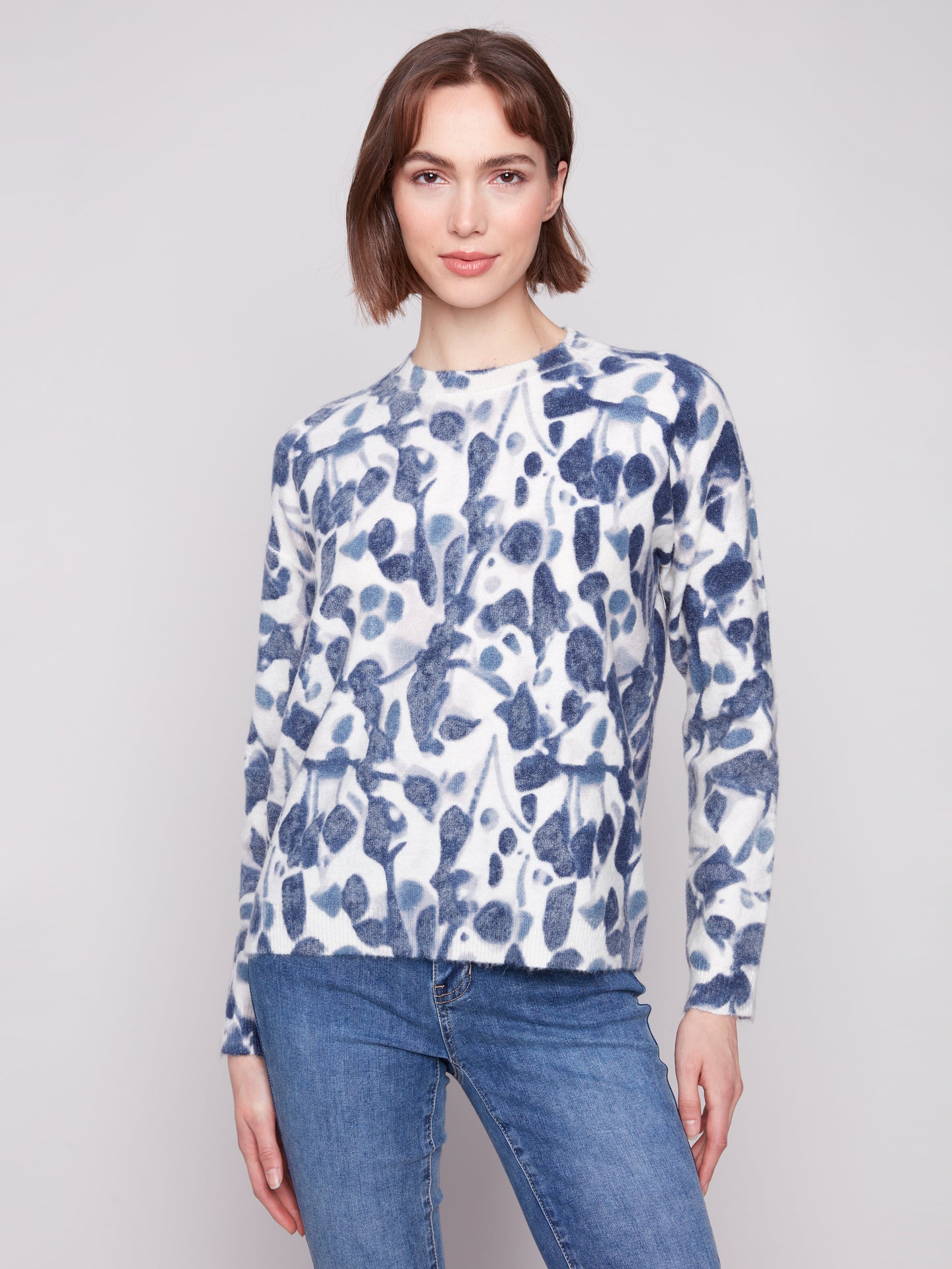 Reversible Printed Sweater