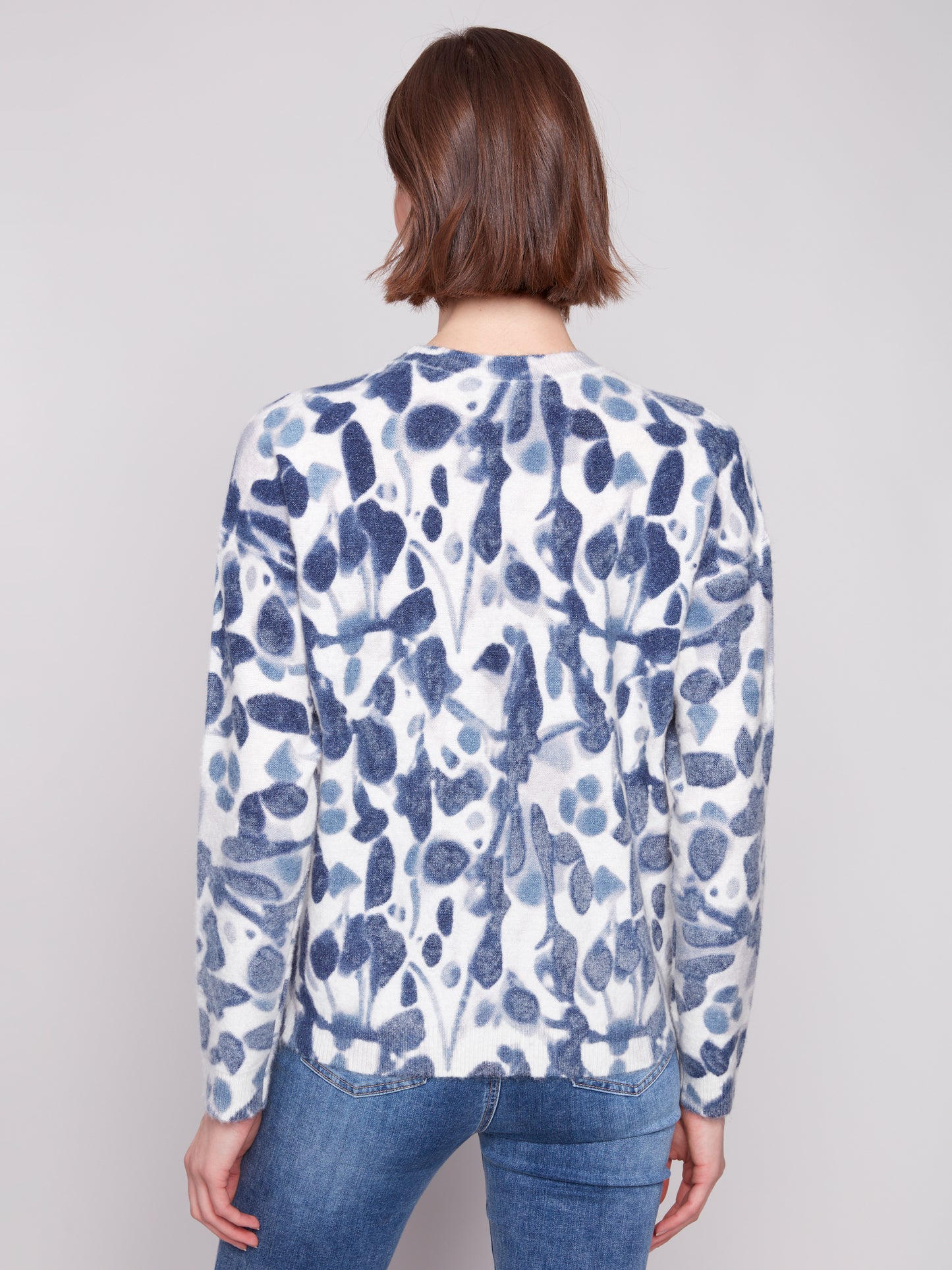 Reversible Printed Sweater