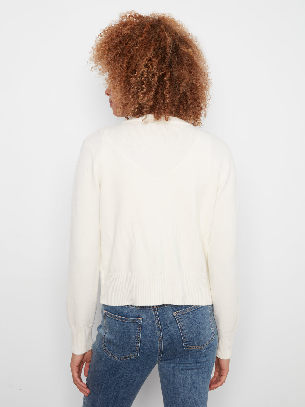 Bow Tie Front Jacquard Cardigan