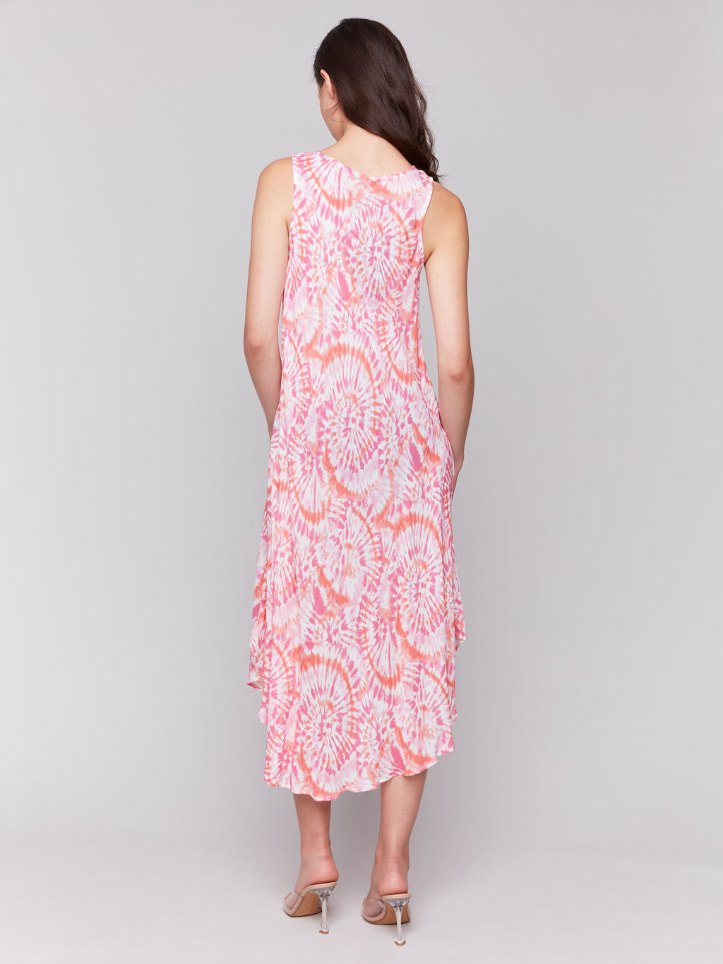 Sleeveless Printed Rayon Dress
