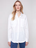 Long Sleeve Button Up Shirt with Chest Pockets