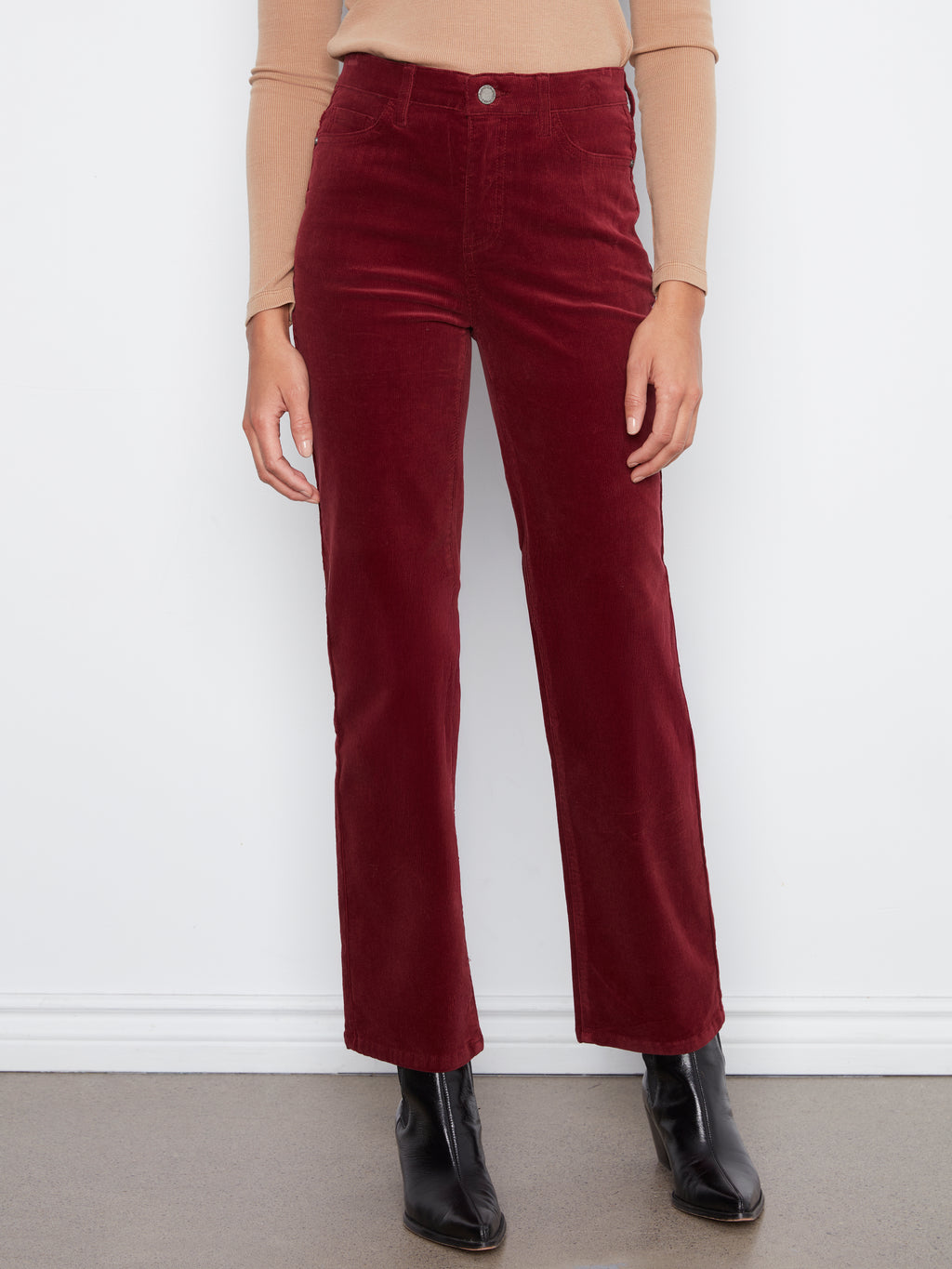 Straight Leg Corduroy Pants