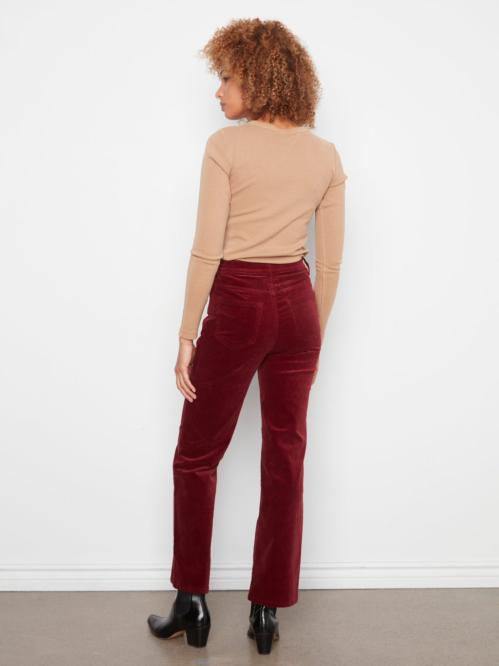 Straight Leg Corduroy Pants