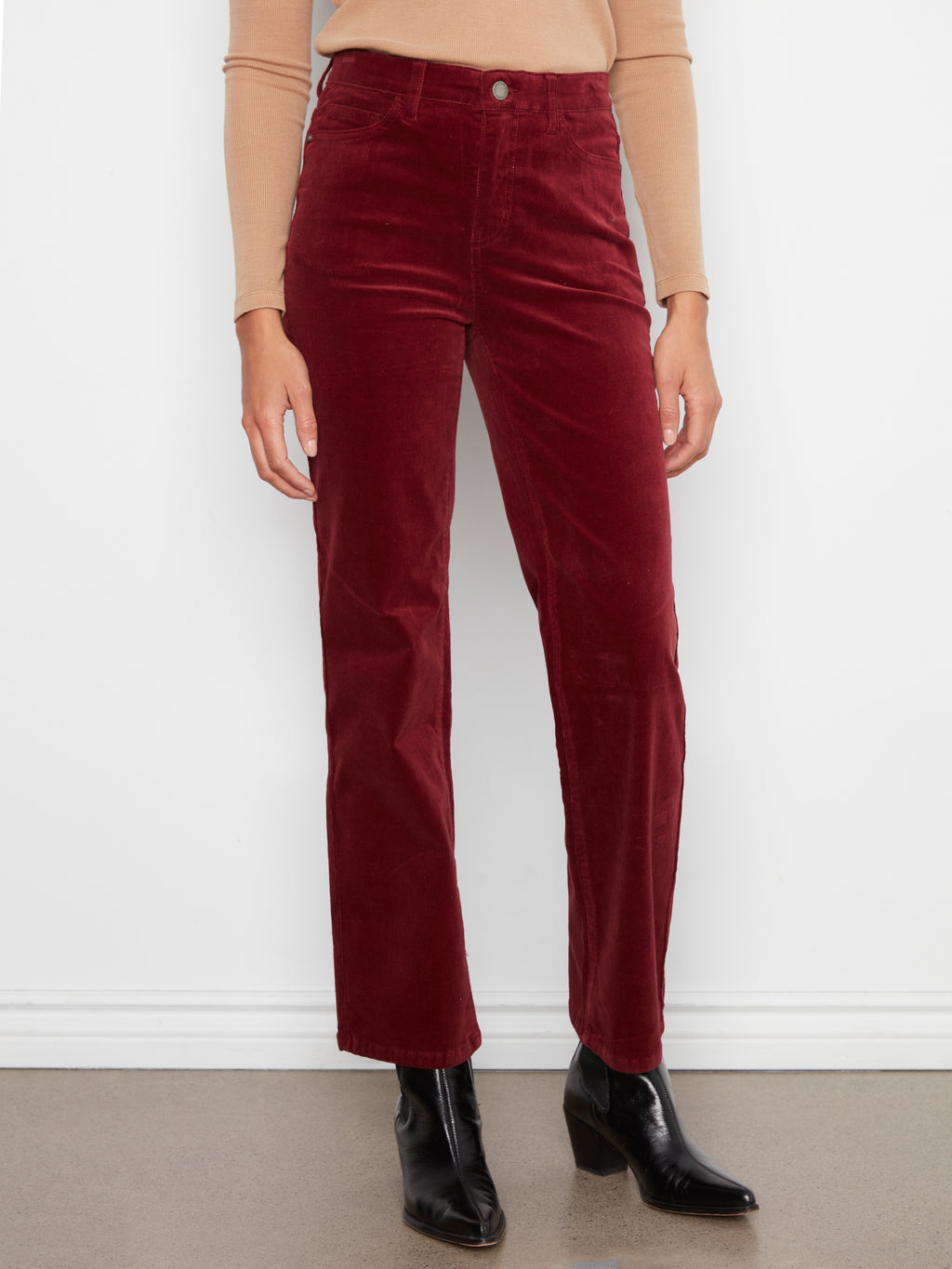Straight Leg Corduroy Pants