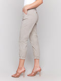 Slim Fit Pants with Belt
