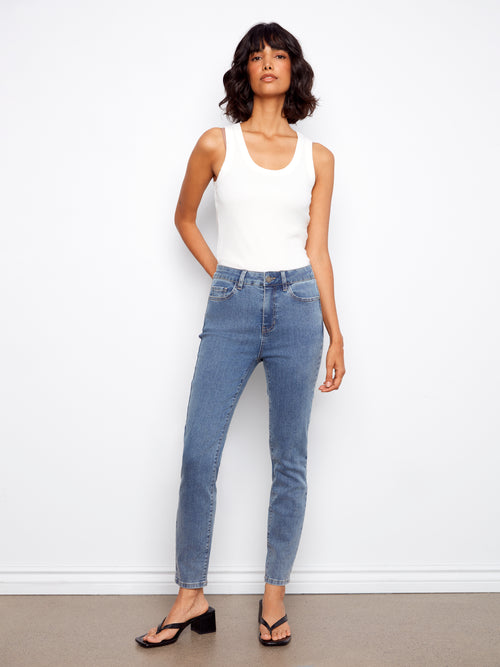 Claudia Slim Leg Jeans