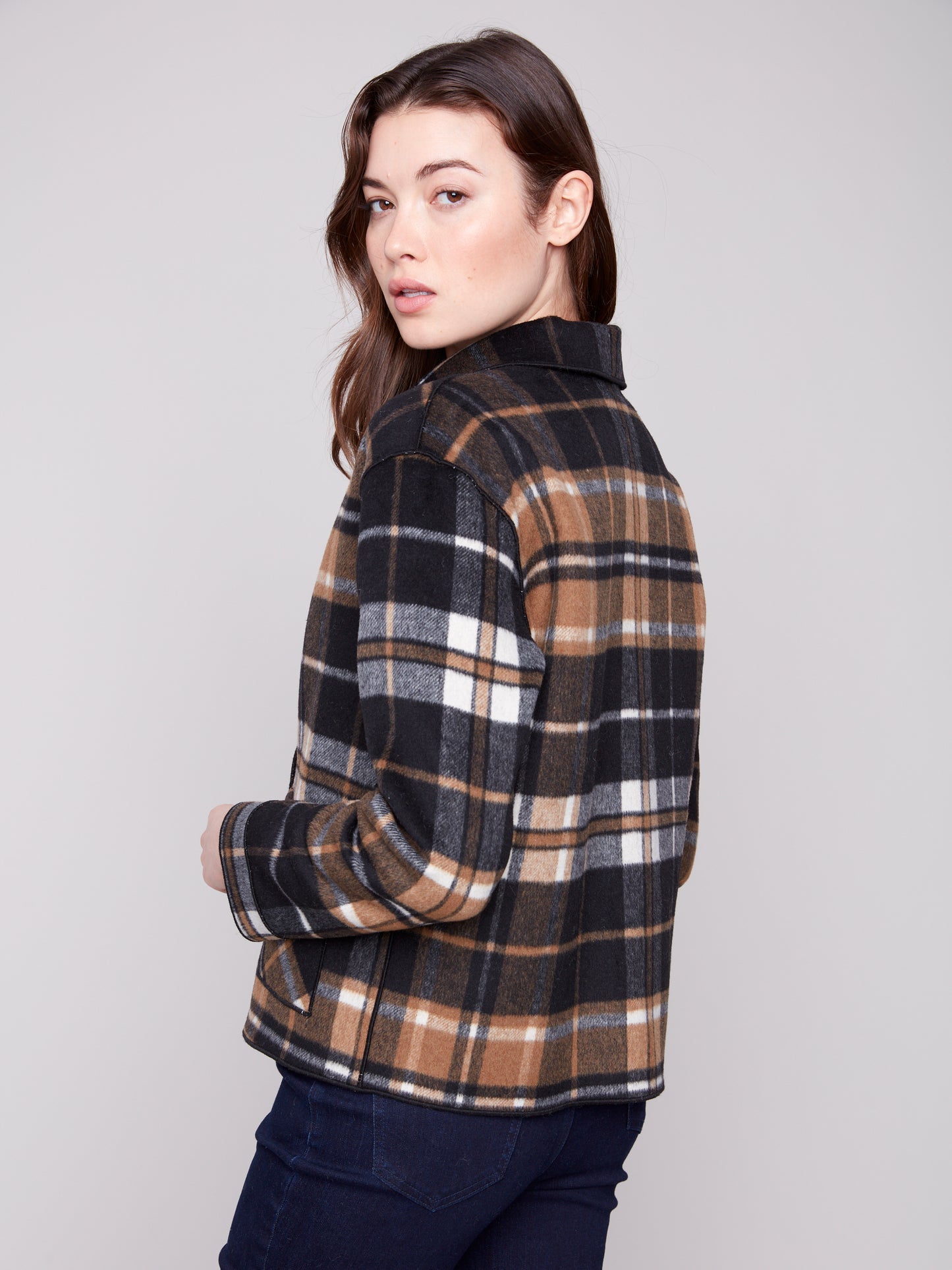 Reversible Plaid Jacket