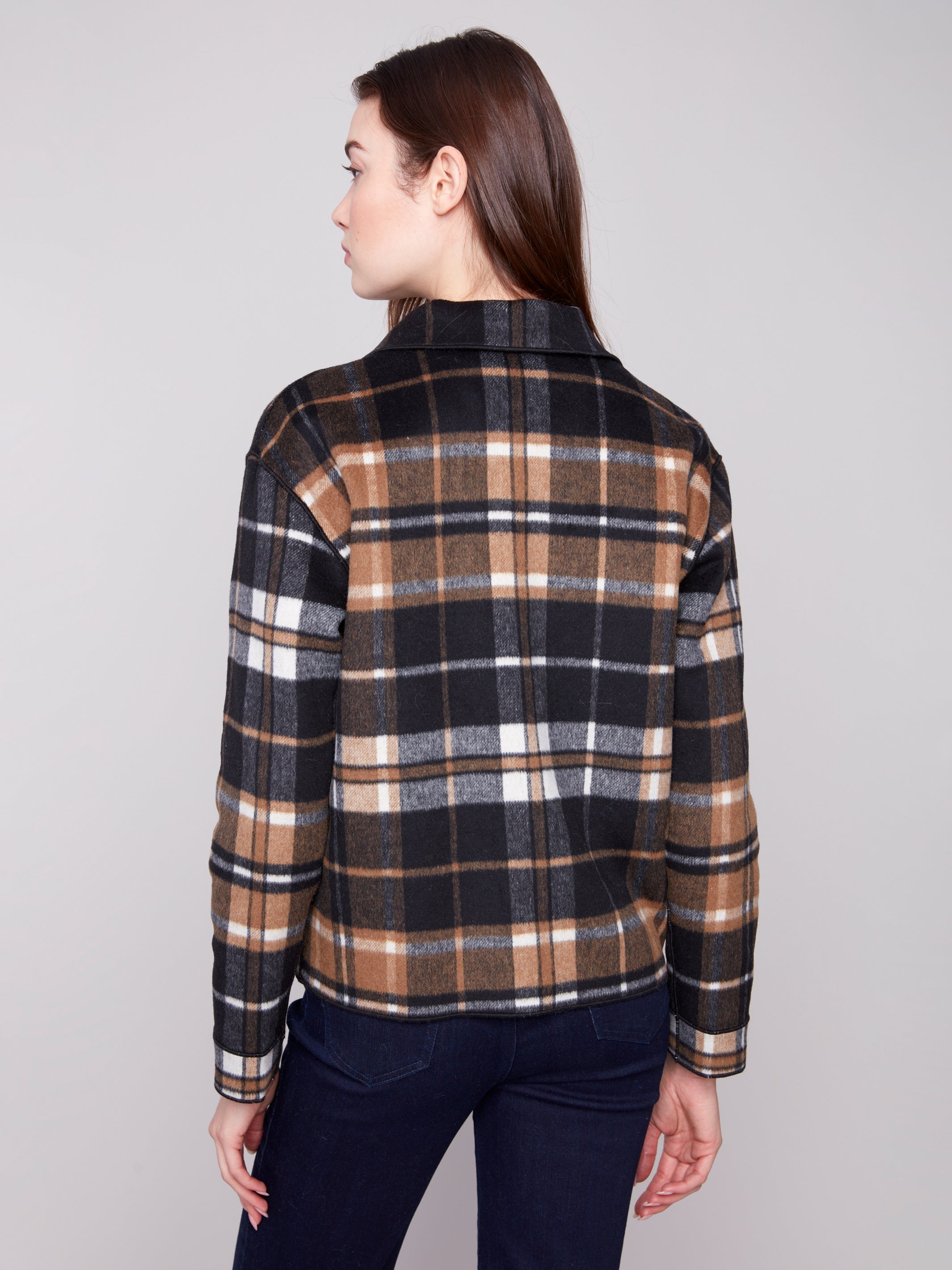 Reversible Plaid Jacket