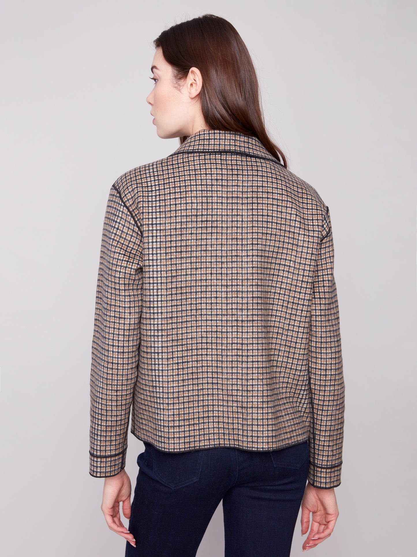 Reversible Plaid Jacket