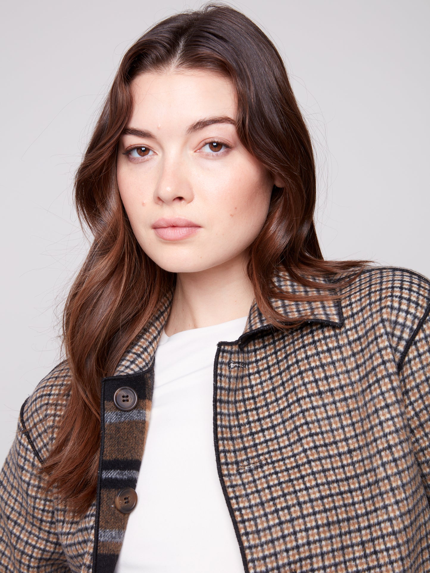 Reversible Plaid Jacket