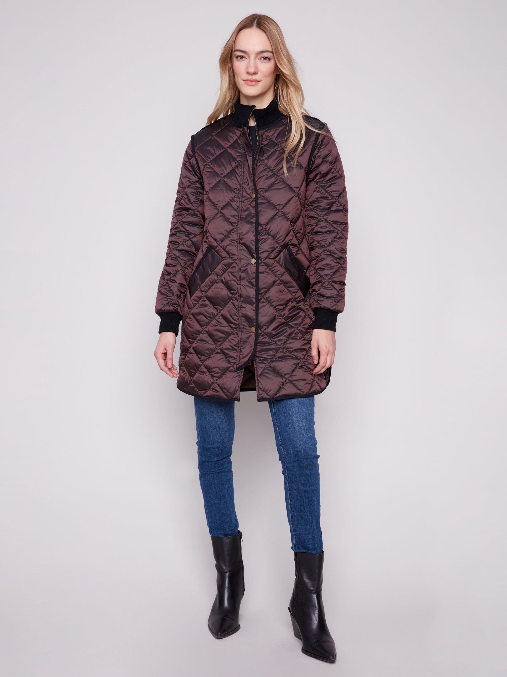 Long Quilted Puffer Jacket