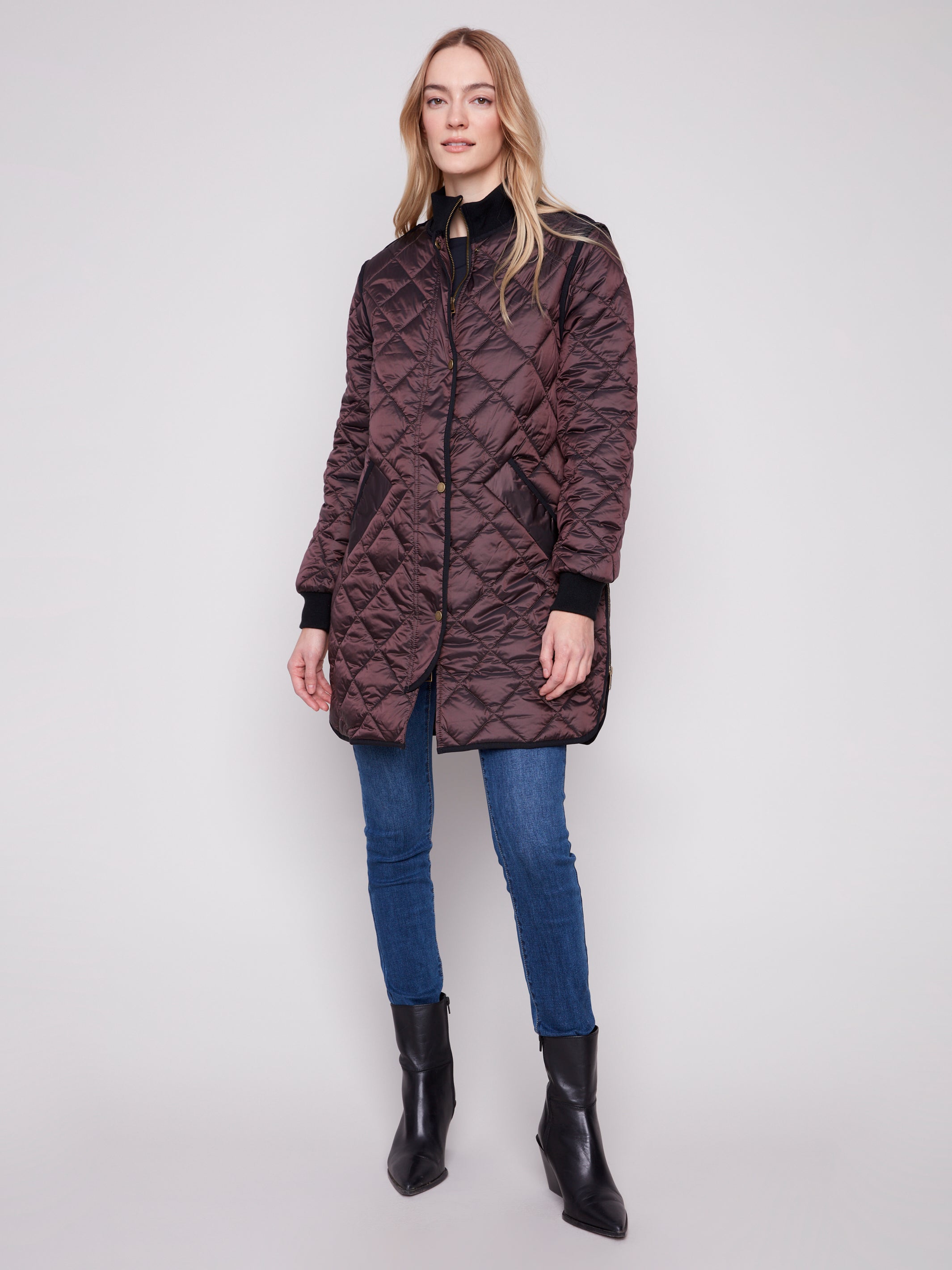 Long Quilted Puffer Jacket