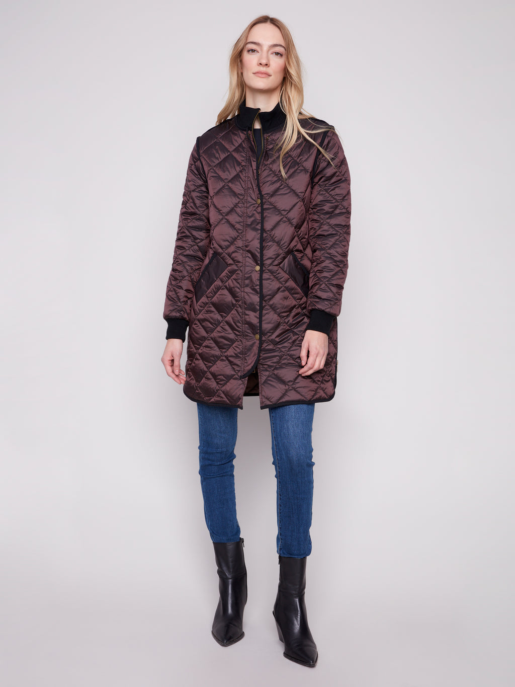 Long Quilted Puffer Jacket