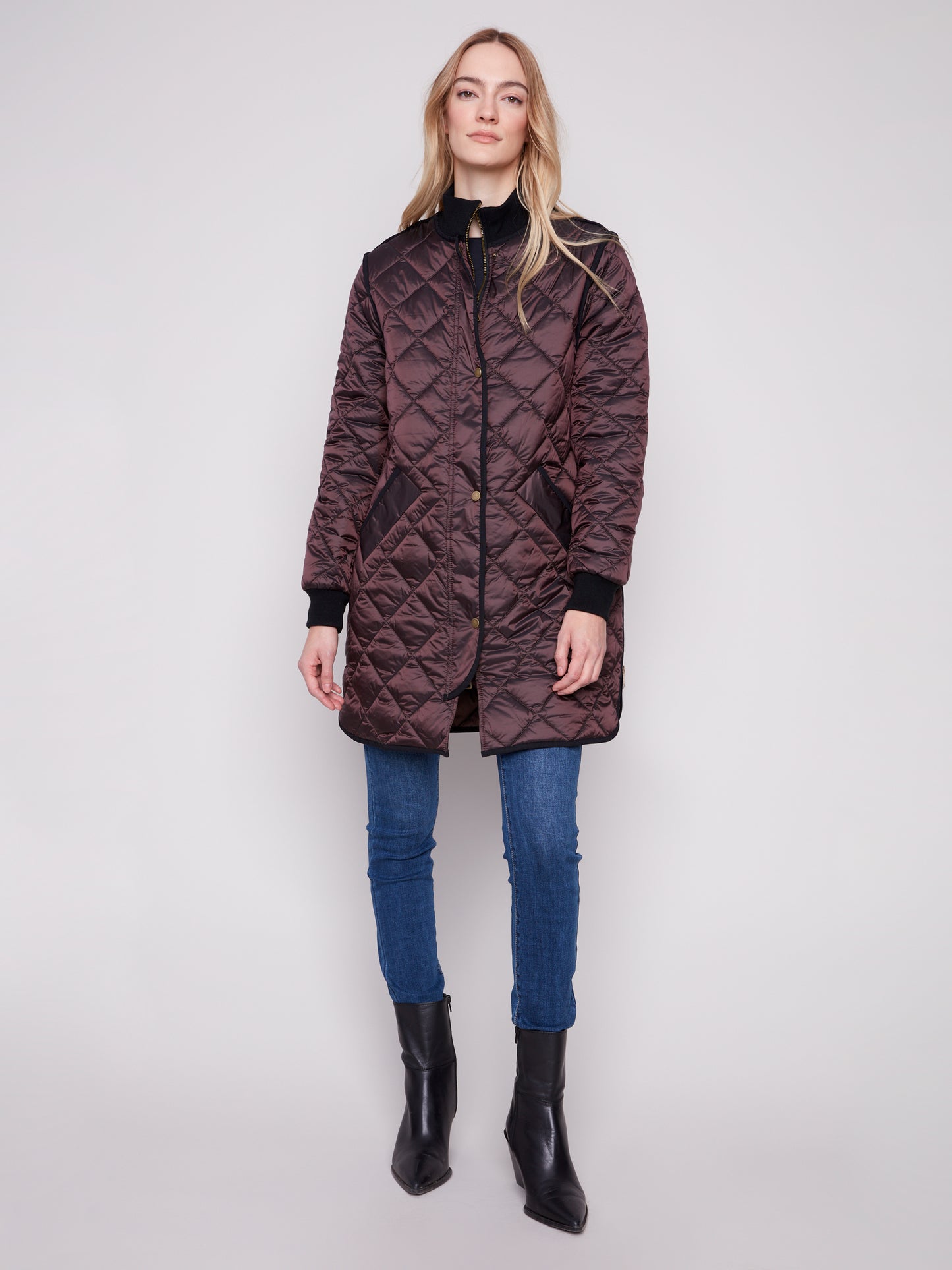 Long Quilted Puffer Jacket